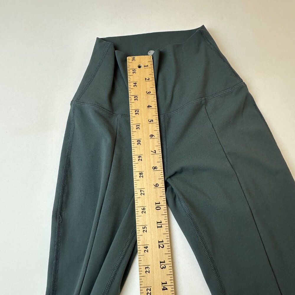 Yogalicious Pants Womens XS Green High Rise Flare Leg Yoga Leggings Athletic - Picture 6 of 11